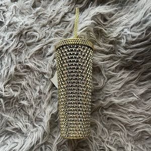 Gold textured tumbler NWT